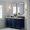 James Martin Vanities Brittany 60in Double Vanity, Victory Blue w/ 3 CM White Zeus Quartz Top 650-V60D-VBL-3WZ - alternate 2